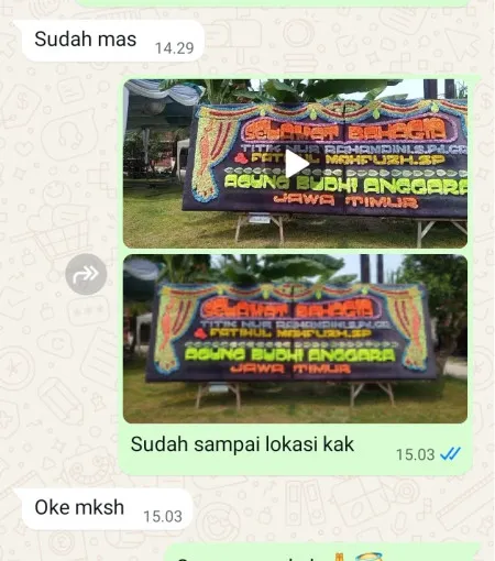 Pengiriman Papan Bunga Tlogorejo Guntur
