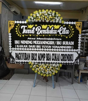 Papan Bunga di Tlogorejo Guntur